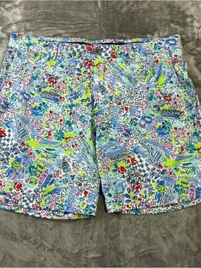 Lily Pulitzer x Southern Tide Floral South Carolina Shorts Size 40 Resort Wear
